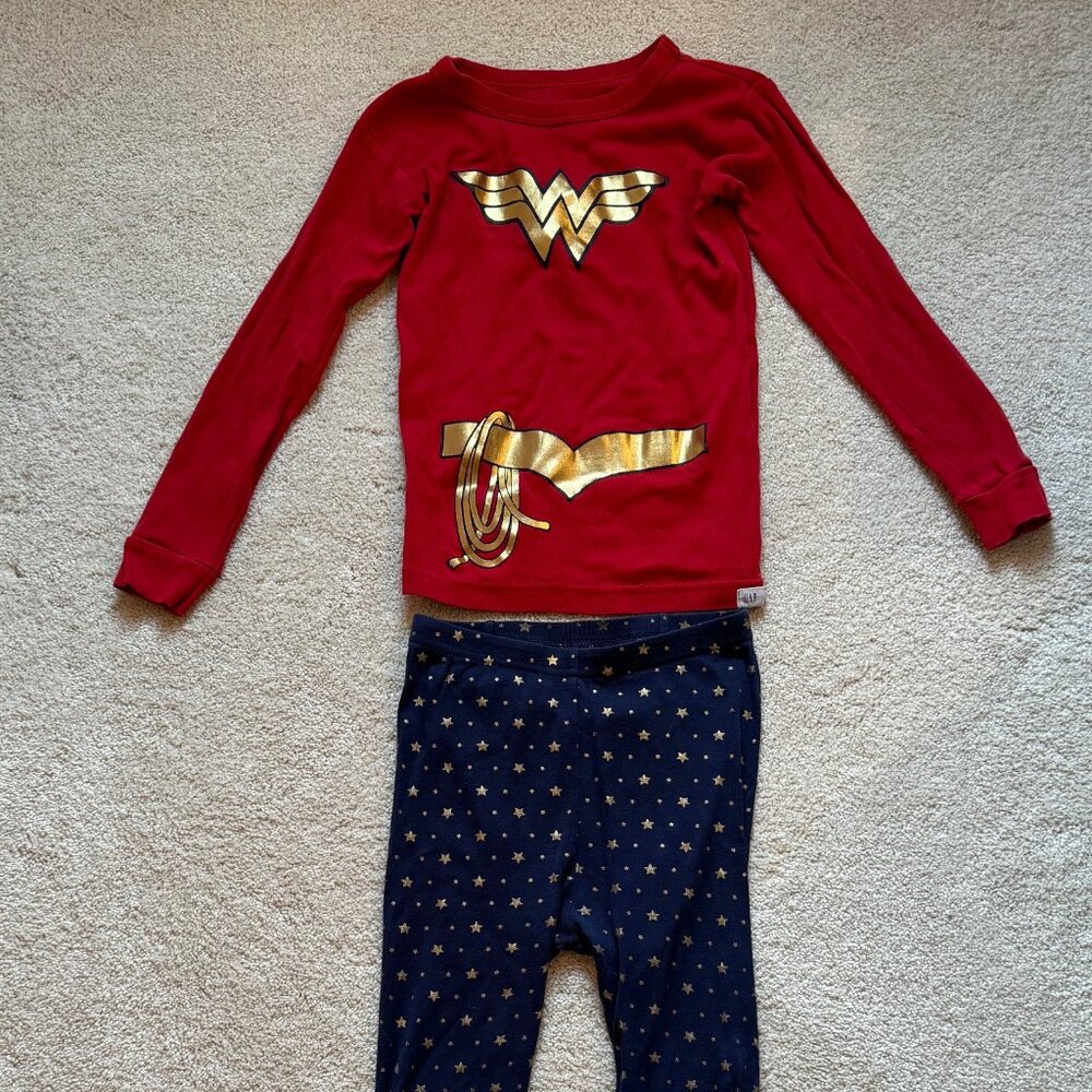 Gap | DC™ Wonder Woman 100% Organic Cotton PJ Set - Size 5 Years